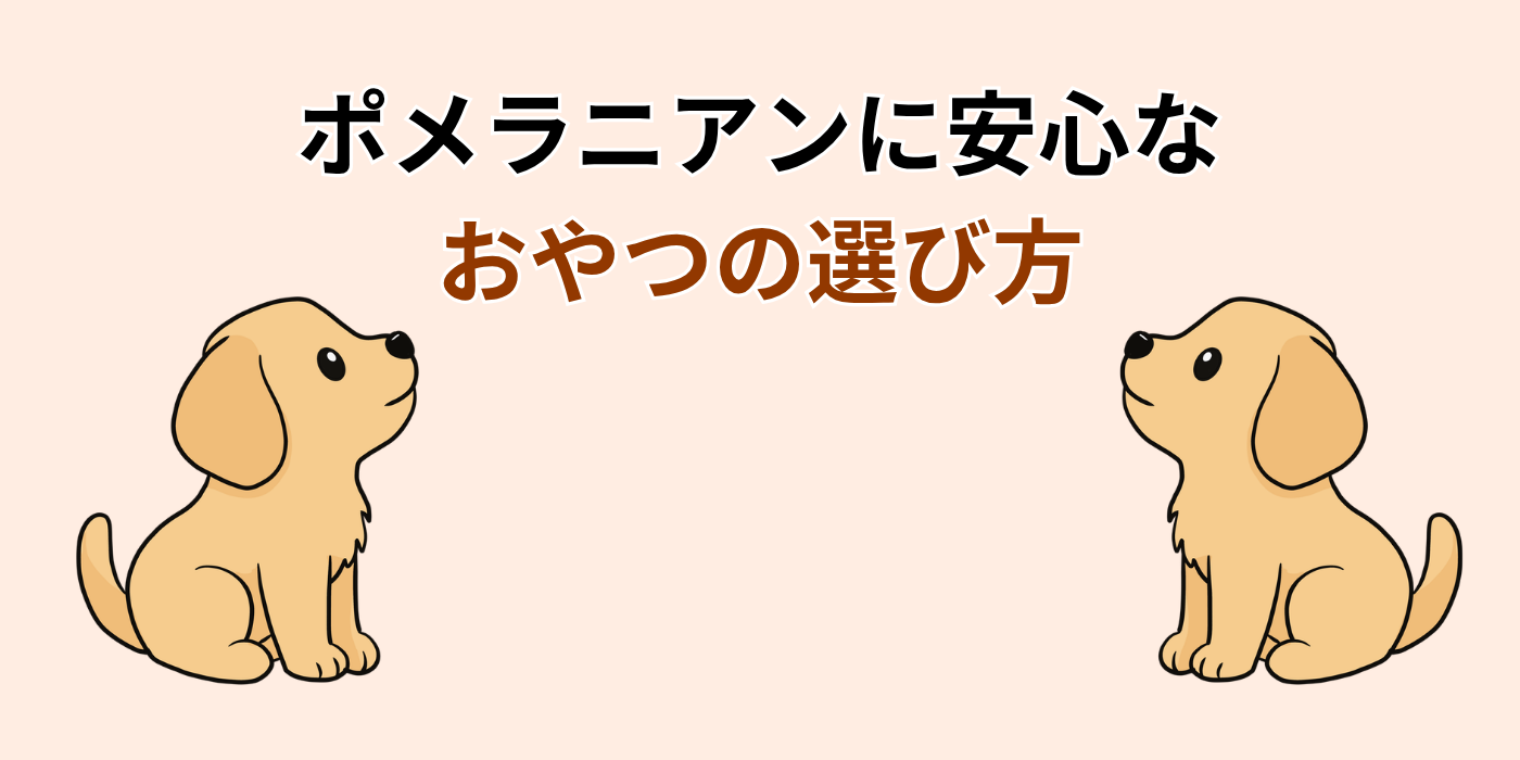 ポメラニアンに安心な おやつの選び方