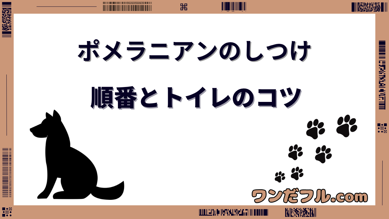 ポメラニアンのしつけ方!順番とトイレトレーニングのコツを解説